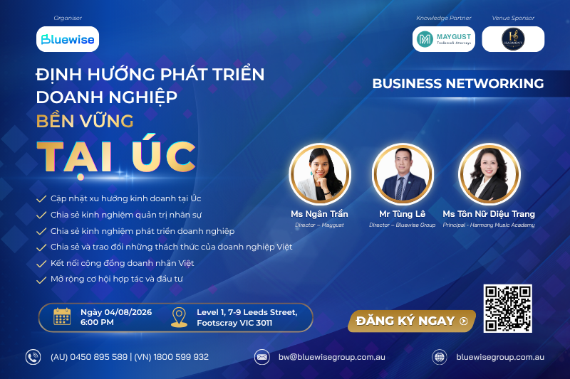 Business Networking - Định hướng phát triển doanh nghiệp bền vững tại Úc