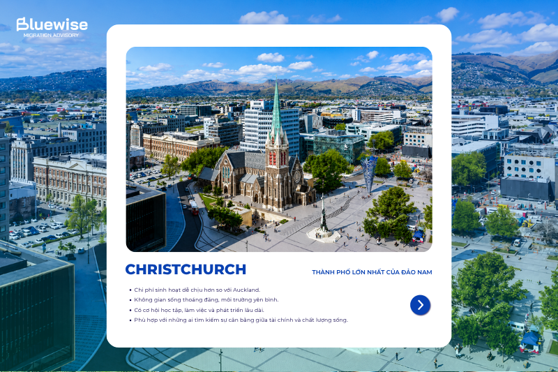 Christchurch - Lựa chọn phù hợp cho cuộc sống ổn định và chi phí hợp lý